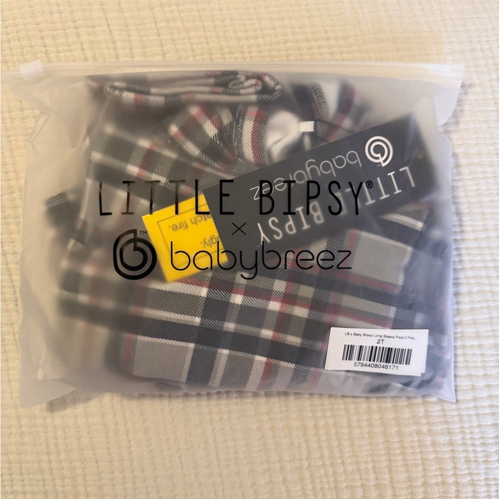 Little Bipsy Kids Plaid Holiday Pajama Set